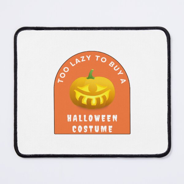Item preview, Pumpkin Too Lazy To Buy Halloween Costume | Light Background designed and sold by embaarc.