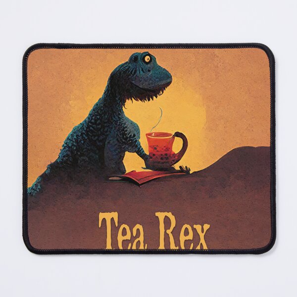 Artikelvorschau, Tea-Rex | Tyrannosaurus Rex Dinosaurier trinkt Tee entworfen und verkauft von ThePurpleMelon.