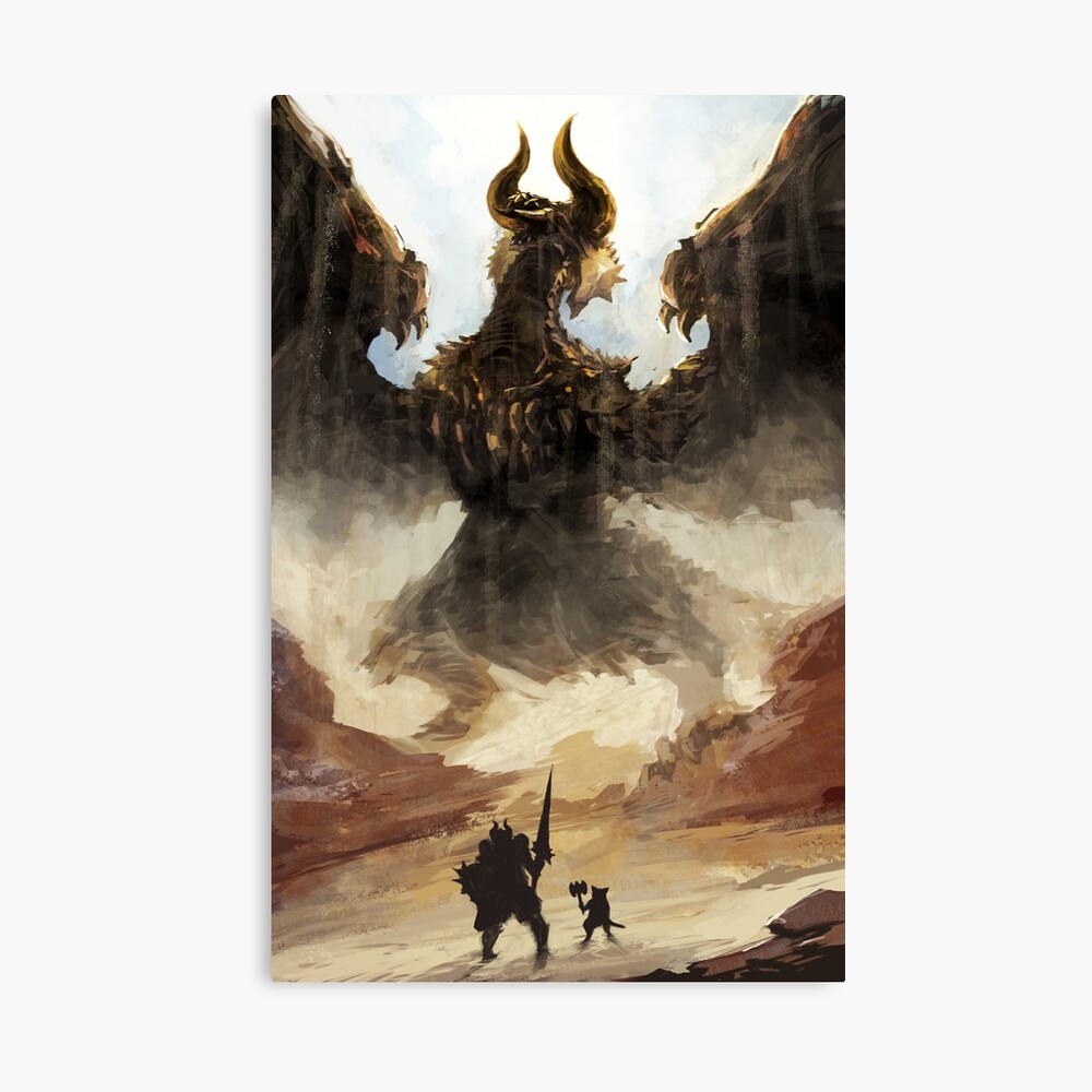 Monster Hunter World - Black Diablos Poster by VelvetZone