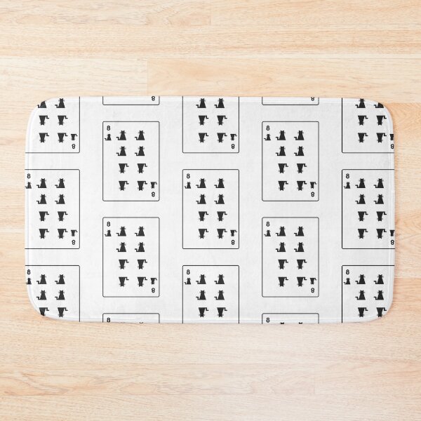 Item preview, Eight of cats playing card designed and sold by Amilaz.