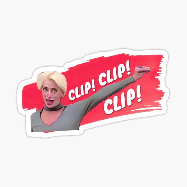 "Dorinda Medley “Clip! Clip! Clip!”" Sticker for Sale by HousewivesArt