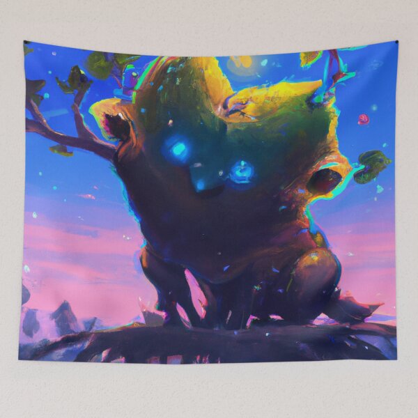 Item preview, Artz of Paradise: Forest Puff designed and sold by ArtzOfParadise.