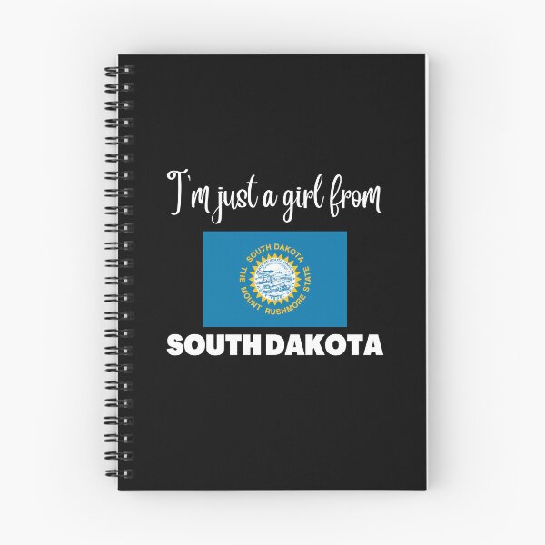 Item preview, I’m just a girl from South Dakota- State pride design for women and girls designed and sold by DesignsByDaddy.