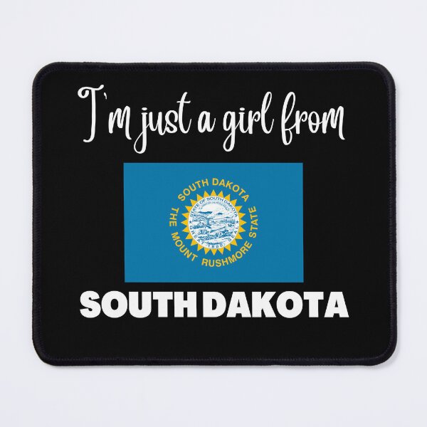 Item preview, I’m just a girl from South Dakota- State pride design for women and girls designed and sold by DesignsByDaddy.