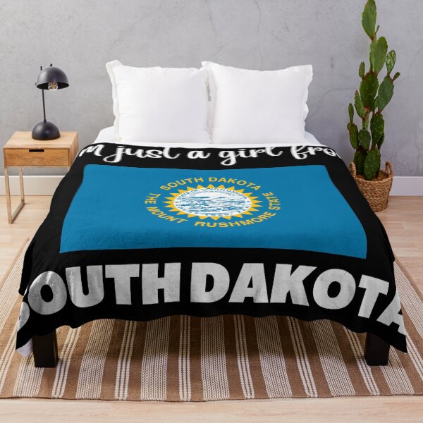 Item preview, I’m just a girl from South Dakota- State pride design for women and girls designed and sold by DesignsByDaddy.