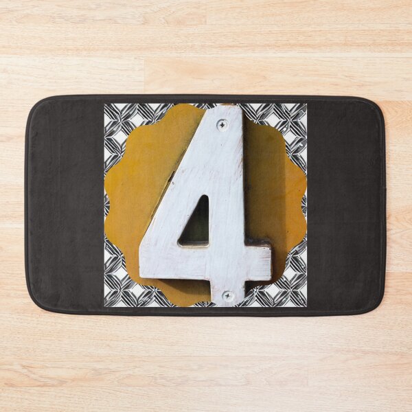 Item preview,  NUMBER FOUR GOLD designed and sold by starfishstuff.