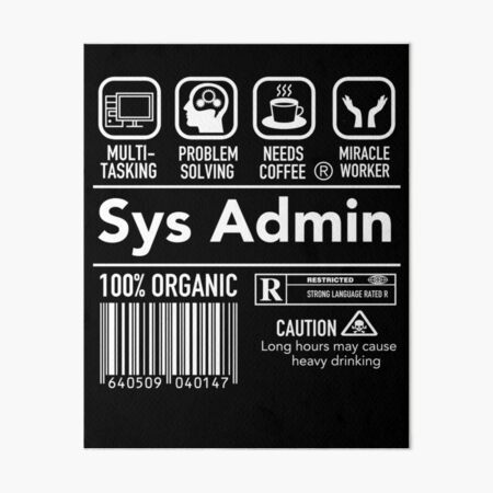Computer System Administrator Unix Linux Sys Admin SysAdmin
