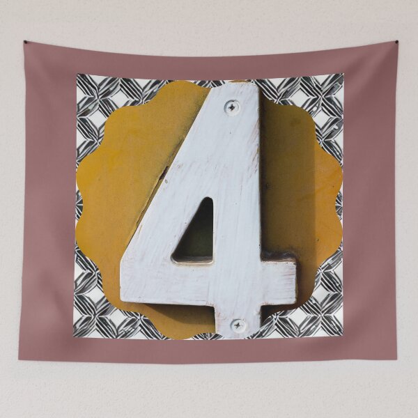 Item preview,  NUMBER FOUR GOLD designed and sold by starfishstuff.