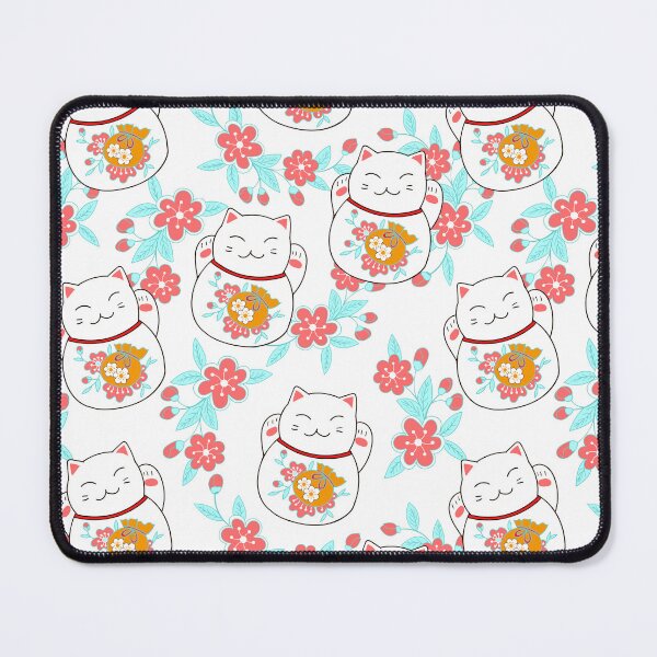 Item preview,  Cats maneki neko and Sakura flowers designed and sold by Drozdova.