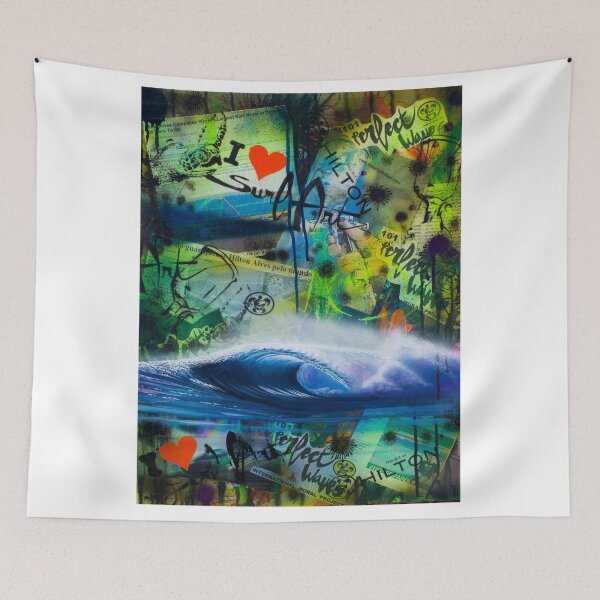 Artikelvorschau, Surf-Street-Art entworfen und verkauft von TheArtofHILTON.