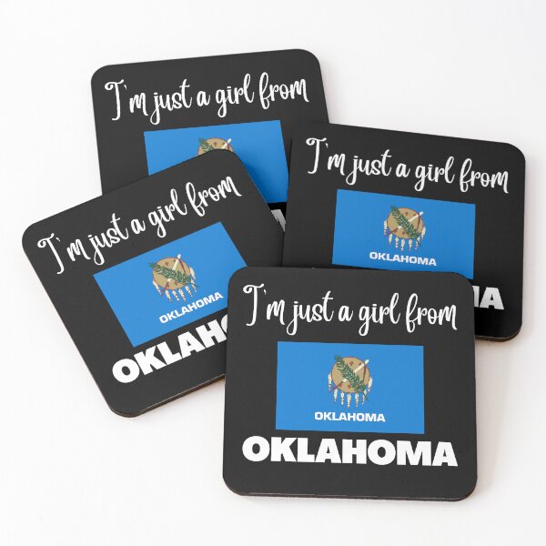 Item preview, I’m just a girl from Oklahoma- State pride design for women and girls designed and sold by DesignsByDaddy.