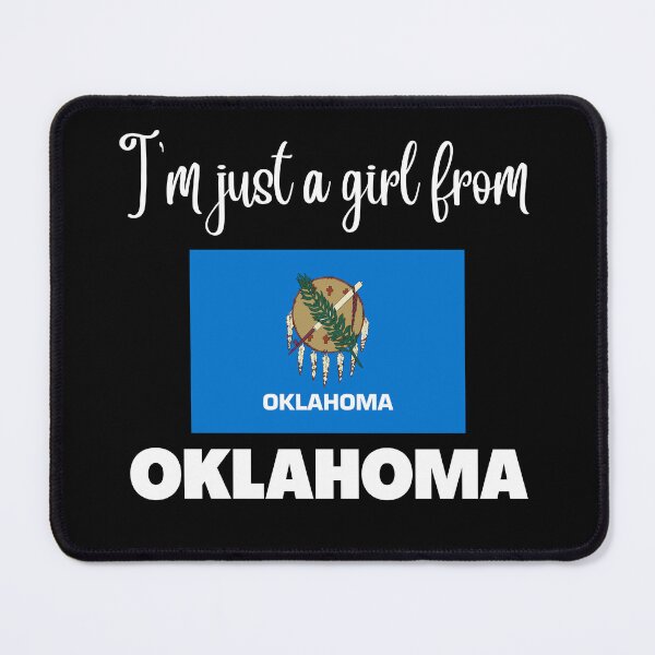 Item preview, I’m just a girl from Oklahoma- State pride design for women and girls designed and sold by DesignsByDaddy.