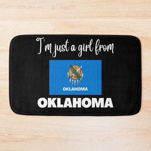 Item preview, I’m just a girl from Oklahoma- State pride design for women and girls designed and sold by DesignsByDaddy.