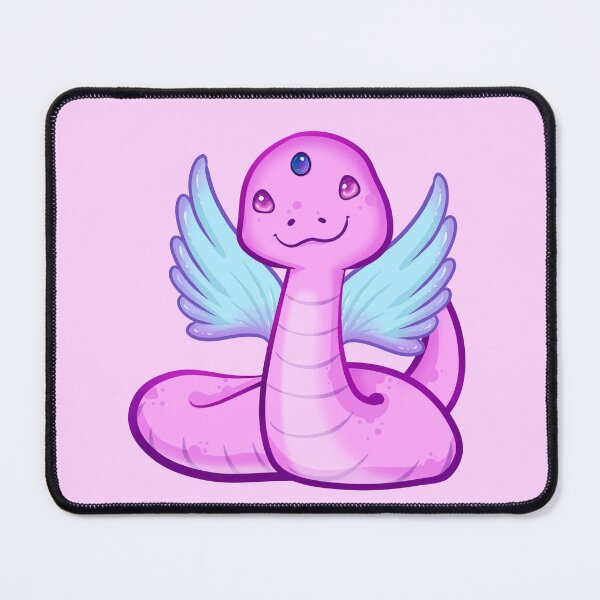 Item preview, Kawaii Winged Snake designed and sold by With Love, InspireMari.