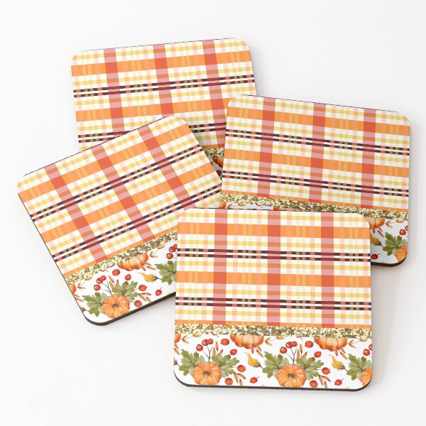 Item preview, Pumpkin And Berries With Glitter (Plaid 1) designed and sold by SimplyMe-Plus.