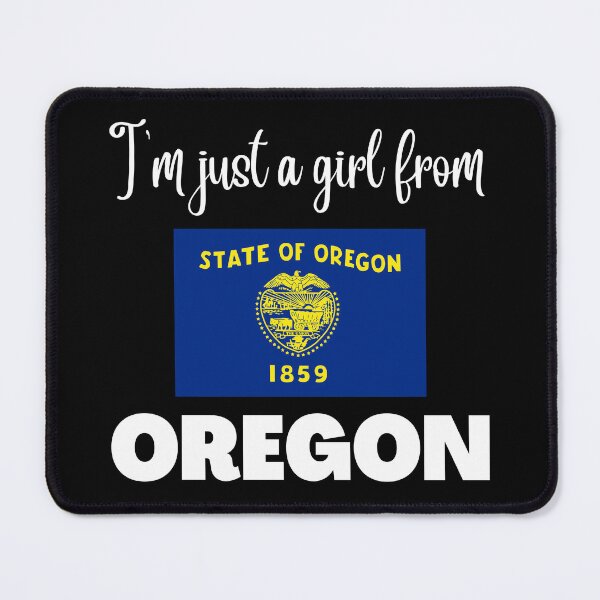 Item preview, I’m just a girl from Oregon- State pride design for women and girls designed and sold by DesignsByDaddy.