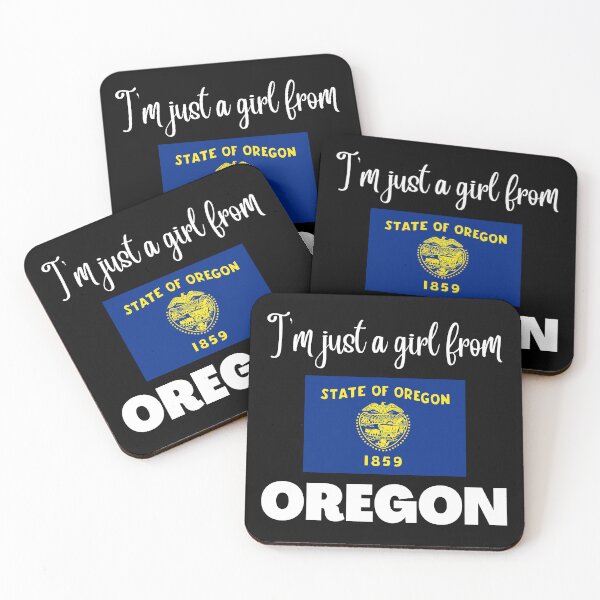 Item preview, I’m just a girl from Oregon- State pride design for women and girls designed and sold by DesignsByDaddy.