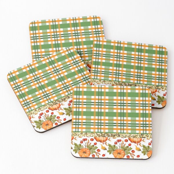 Item preview, Pumpkin And Berries With Glitter (Plaid 2) designed and sold by SimplyMe-Plus.