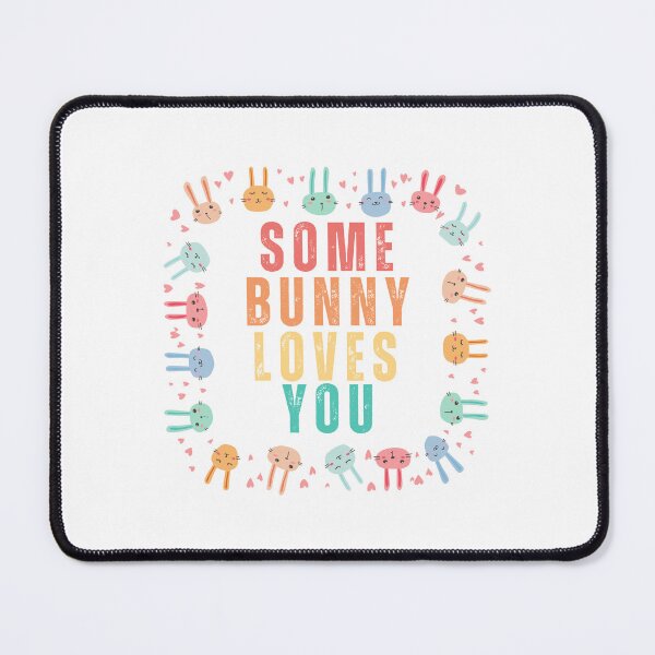 Item preview, Some Bunny Loves You Colorful Rabbits designed and sold by TreetopStudios.