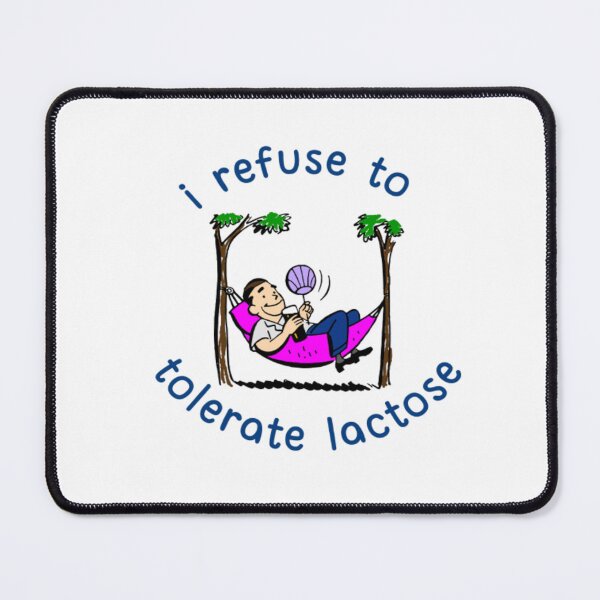Item preview, I Refuse To Tolerate Lactose | Light Background designed and sold by embaarc.