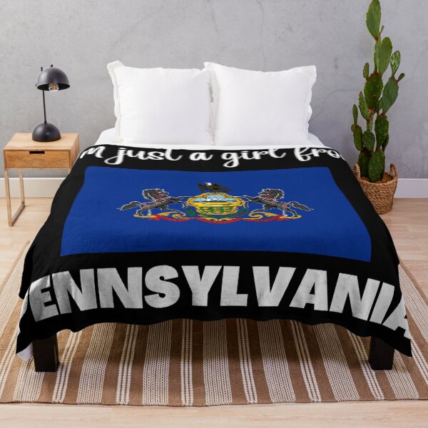 Item preview, I’m just a girl from Pennsylvania- State pride design for women and girls designed and sold by DesignsByDaddy.