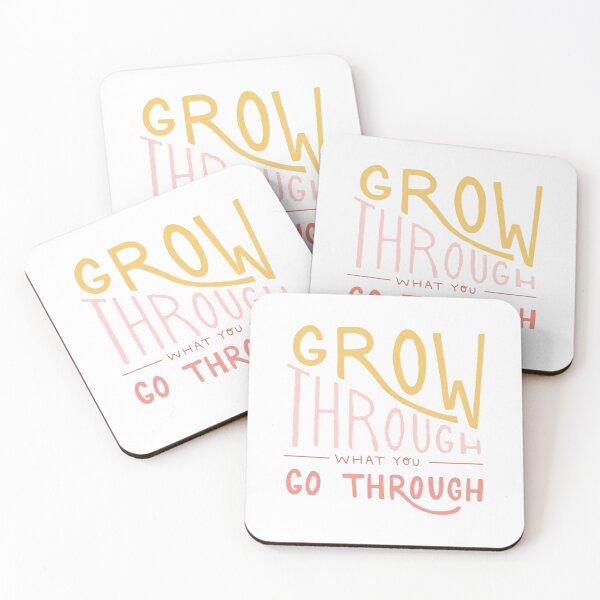 Item preview, grow through what you go through designed and sold by noha alzohbi.