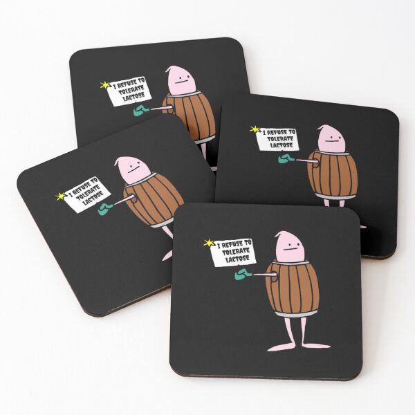 Item preview, Funny I Refuse To Tolerate Lactose | Dark Background  designed and sold by embaarc.