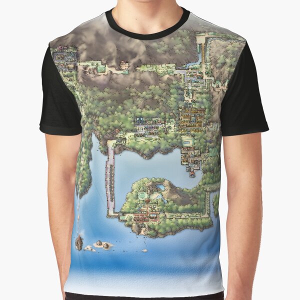 Item preview, Kanto and Johto Map designed and sold by Biochao.