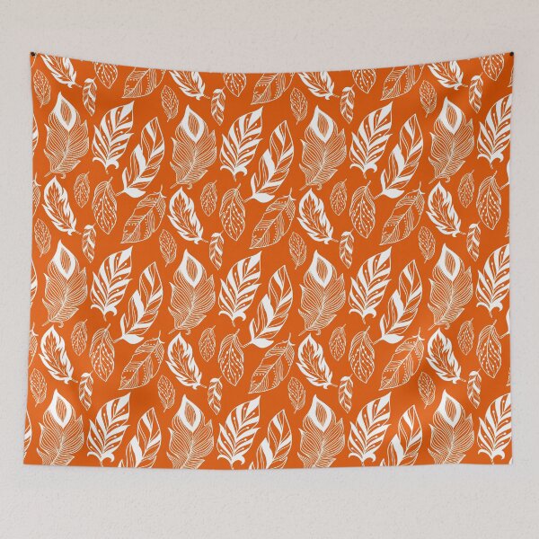 Item preview, Orange Feathers - Tribal Pattern designed and sold by thelustrous.