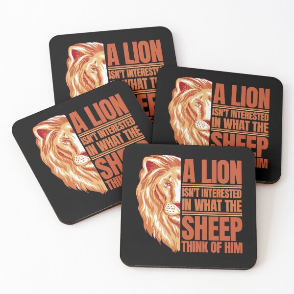 Item preview, Motivational Quote: Lion vs a Sheep designed and sold by Shop Yeah.