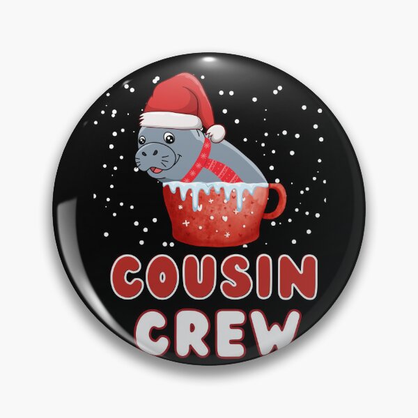 Item preview, Manatee in Santa hat Christmas cousin crew family matching designed and sold by Sasikharn.