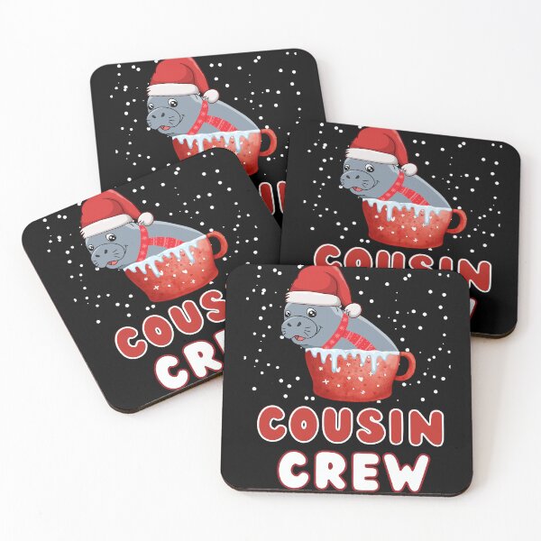 Item preview, Manatee in Santa hat Christmas cousin crew family matching designed and sold by Sasikharn.