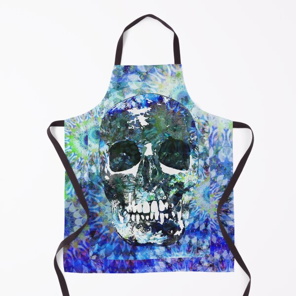Item preview, Blue Mandala Candy Skull Art designed and sold by Sharon Cummings Art.
