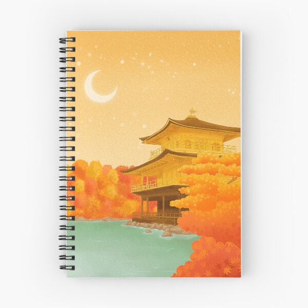 Item preview, Kinkakuji Japanese Temple in Autumn designed and sold by SugarMochi.