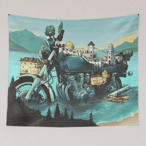 Item preview, Mega Moto Island  designed and sold by Amanda Zito.