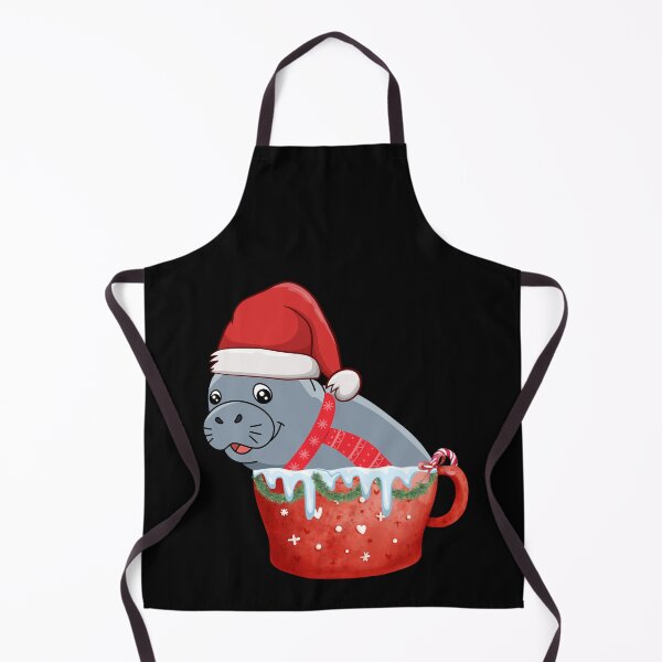 Item preview, Manatee in Santa hat Christmas family matching designed and sold by Sasikharn.