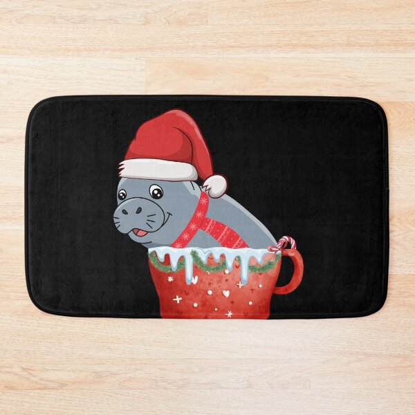 Item preview, Manatee in Santa hat Christmas family matching designed and sold by Sasikharn.
