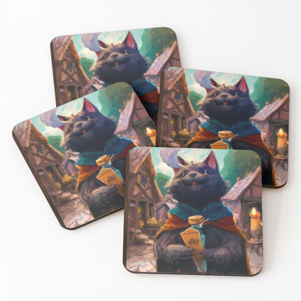 Item preview, Potts the Cat, with new vial (Fantasy) designed and sold by thecatandkettle.