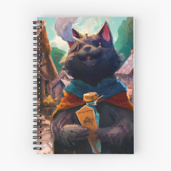 Item preview, Potts the Cat, with new vial (Fantasy) designed and sold by thecatandkettle.