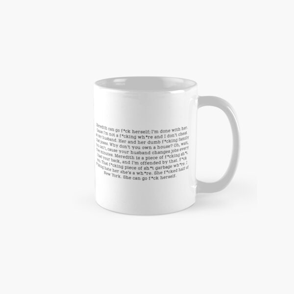 Item preview, Lisa Barlow's Clean Hot Mic Moment - Real Housewives of Salt Lake City Typography Design designed and sold by shopmavandco.