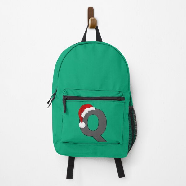 Item preview, Christmas Letter Q with Santa Hat designed and sold by Coffee Lifestyle.