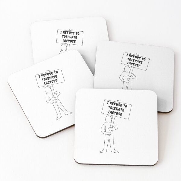 Item preview, Anti Milk I Refuse To Tolerate Lactose | Light Background  designed and sold by embaarc.
