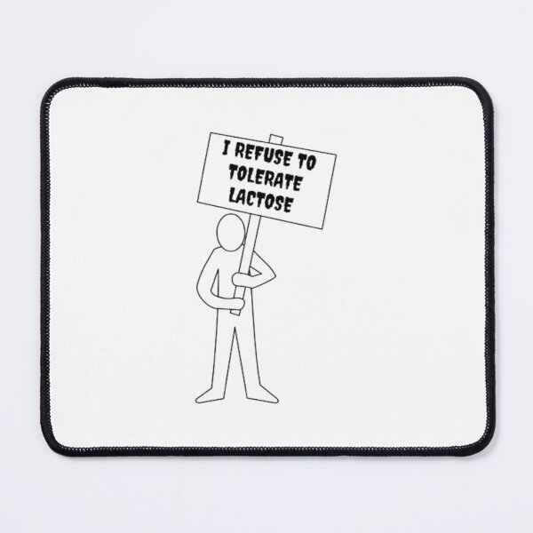 Item preview, Anti Milk I Refuse To Tolerate Lactose | Light Background designed and sold by embaarc.