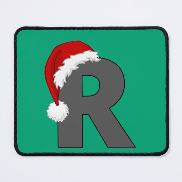 Item preview, Christmas Letter R with Santa Hat designed and sold by Lyssarien.
