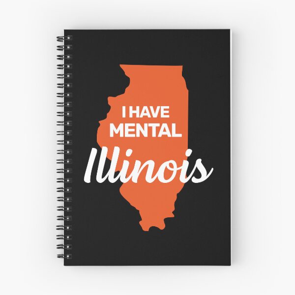 Item preview, I have mental Illinois funny joke usa state america designed and sold by absolutdesign.