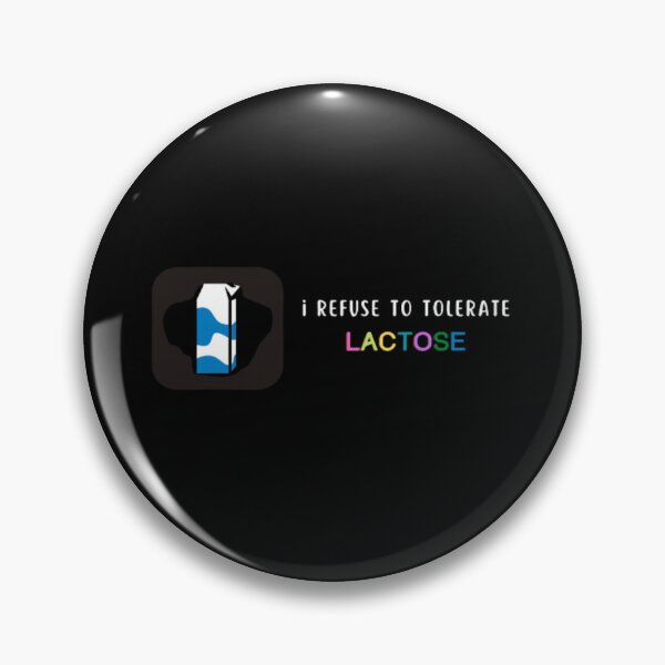 Item preview, Dairy Free I Refuse To Tolerate Lactose | Dark Background  designed and sold by embaarc.