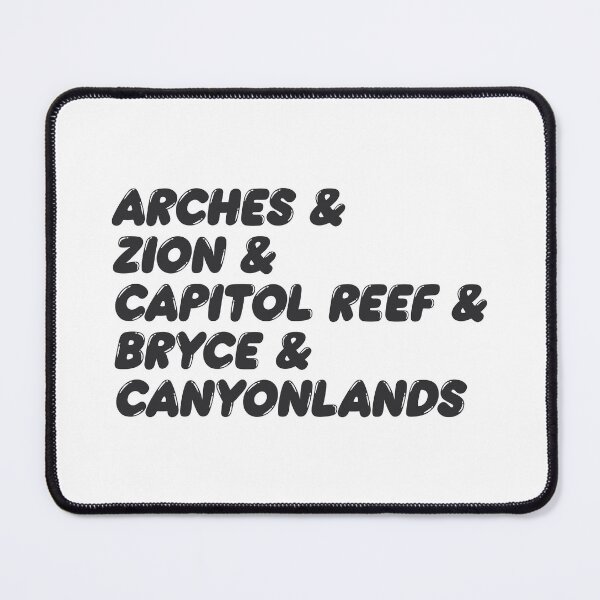 Item preview, Utah National Parks, Arches, Bryce Canyon, Capitol Reef, Zion & Canyonlands designed and sold by TonySpencer.