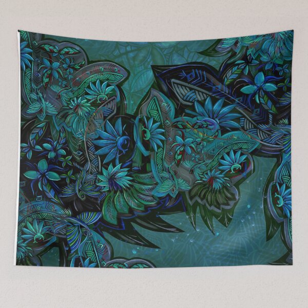 Item preview, When Fish Fly Artboard 3453 Polynesian - Hawaiian - Samoan  designed and sold by sunnthreads.