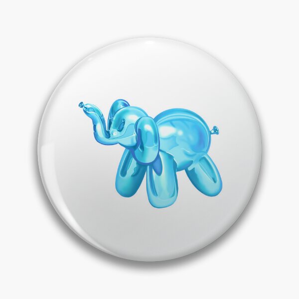 Item preview, Light Blue Balloon Elephant designed and sold by ArtbyBroghan.