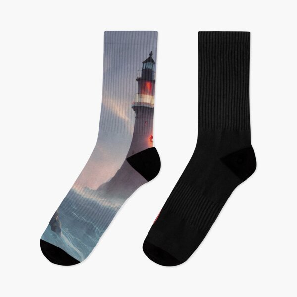 Item preview, The Drowning Lighthouse And The Angry Sea designed and sold by 18thCircusCat.